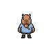 A baby capybara